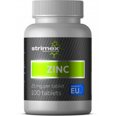 Strimex Zinc 25mg 100tabl Strimex Zinc 25mg 100tabl